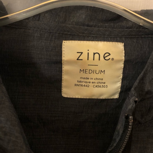 Quarter Zip Zumies Windbreaker Hoodie - Picture 2 of 2